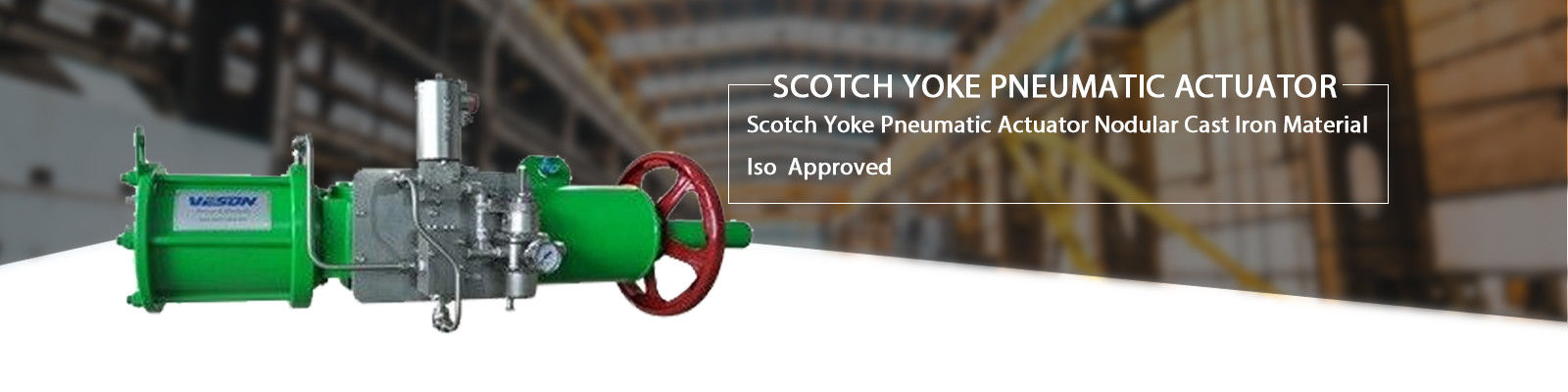 Scotch Yoke pneumatischem Antrieb